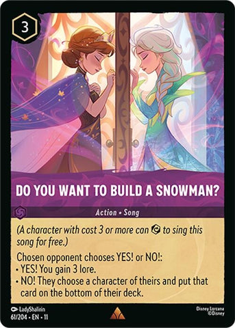 Image for Do You Want To Build A Snowman? - Disney Lorcana