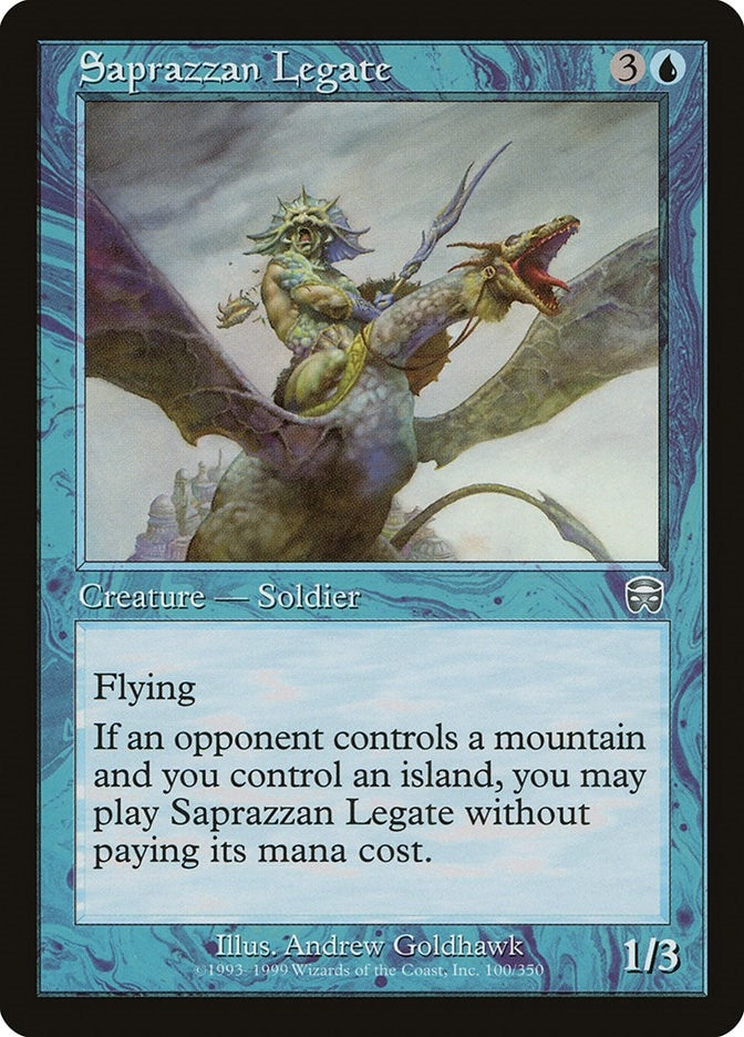 Image for Saprazzan Legate (100) [Mercadian Masques]