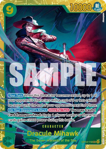 Image for Dracule Mihawk - OP14-119 (OP14-119) - One Piece Card Game