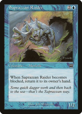 Image for Saprazzan Raider (102) [Mercadian Masques]