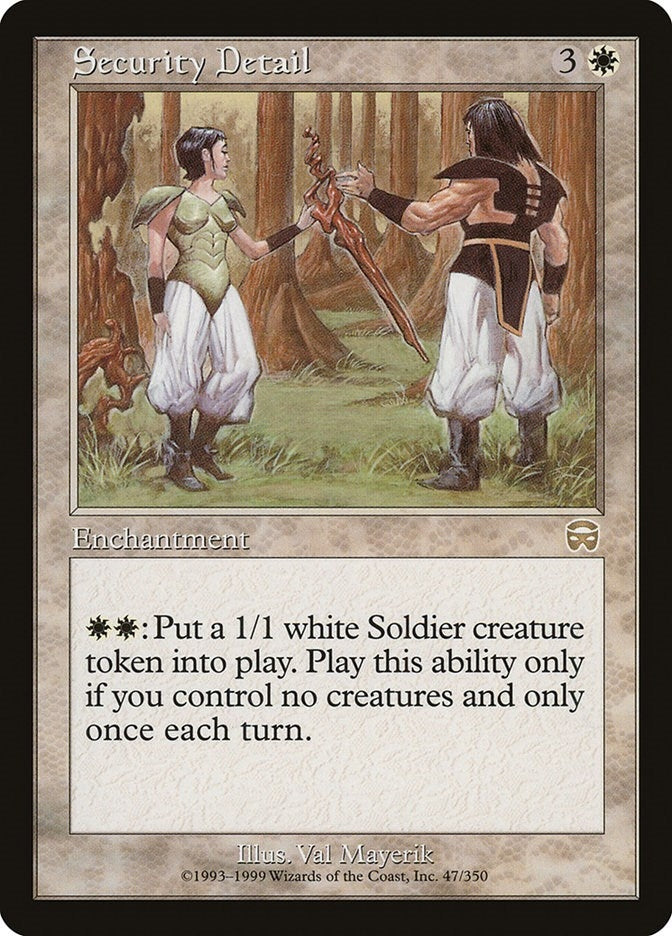Image for Security Detail (47) [Mercadian Masques]