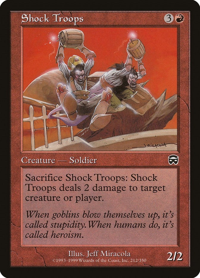 Image for Shock Troops (212) [Mercadian Masques]