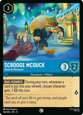 Image for Scrooge McDuck - Miserly Ebenezer (160/204) - Disney Lorcana