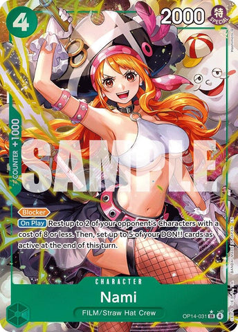Image for Nami (Alternate Art) (OP14-031) - One Piece Card Game