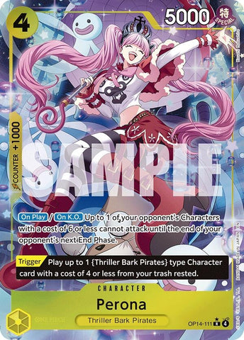 Image for Perona - OP14-111 (Alternate Art) (OP14-111) - One Piece Card Game