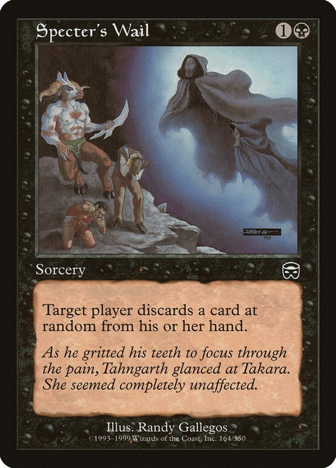 Image for Specter's Wail (164) [Mercadian Masques]