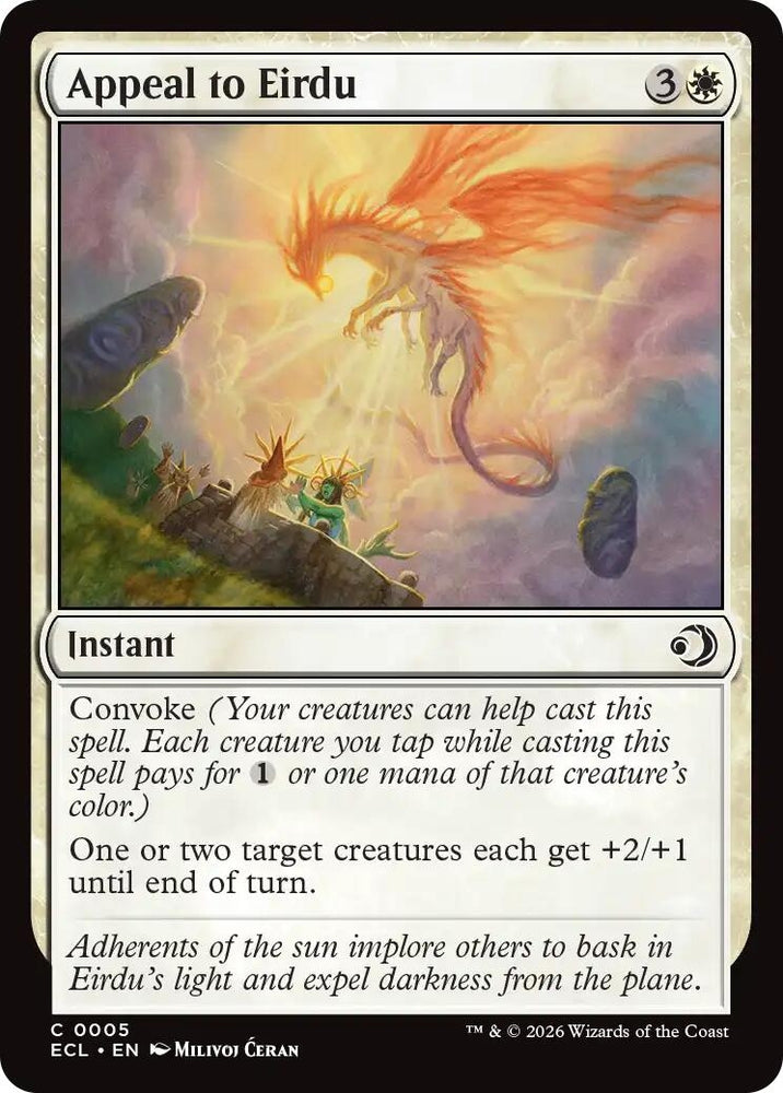 Image for Appeal to Eirdu (5) - Magic: The Gathering