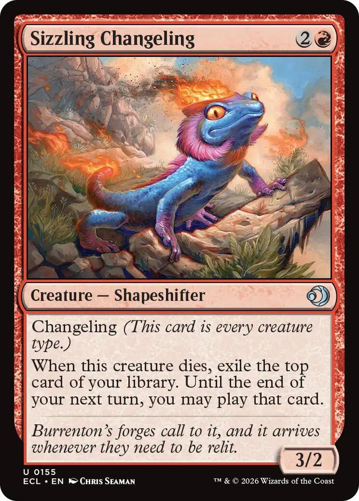 Image for Sizzling Changeling (155) - Magic: The Gathering