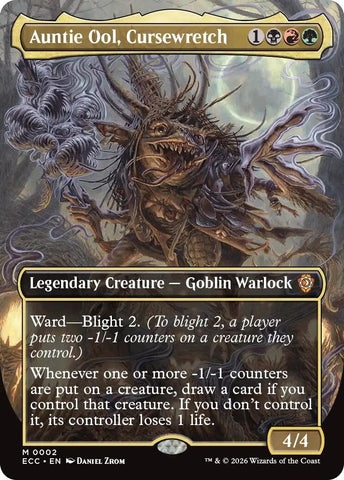 Image for Auntie Ool, Cursewretch (Borderless) (2) - Magic: The Gathering