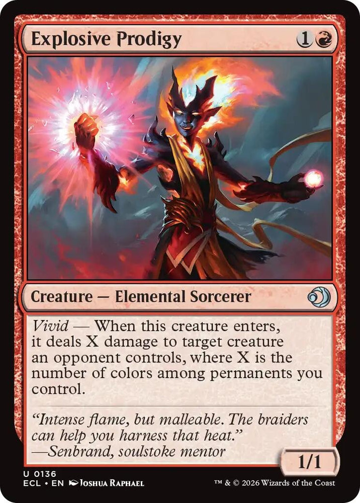 Image for Explosive Prodigy (136) - Magic: The Gathering