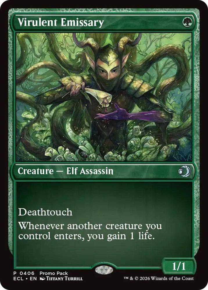 Image for Virulent Emissary (406) (Promo Pack: Lorwyn Eclipsed) (PPECL) - Magic: The Gathering