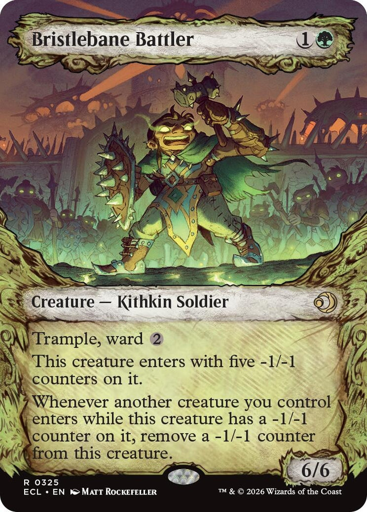 Image for Bristlebane Battler (Showcase) (325) - Magic: The Gathering