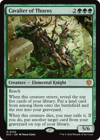 Image for Cavalier of Thorns (100) - Magic: The Gathering