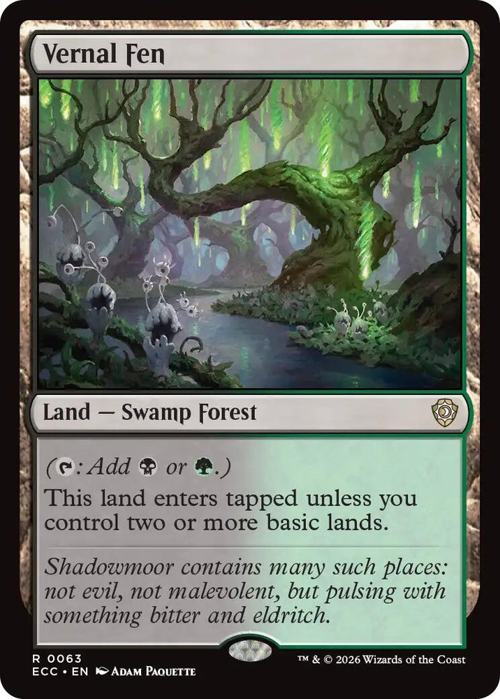 Image for Vernal Fen (63) - Magic: The Gathering