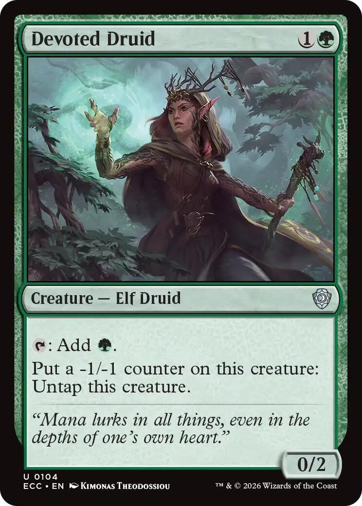 Image for Devoted Druid (104) - Magic: The Gathering