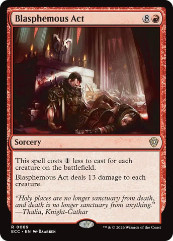 Image for Blasphemous Act (89) - Magic: The Gathering