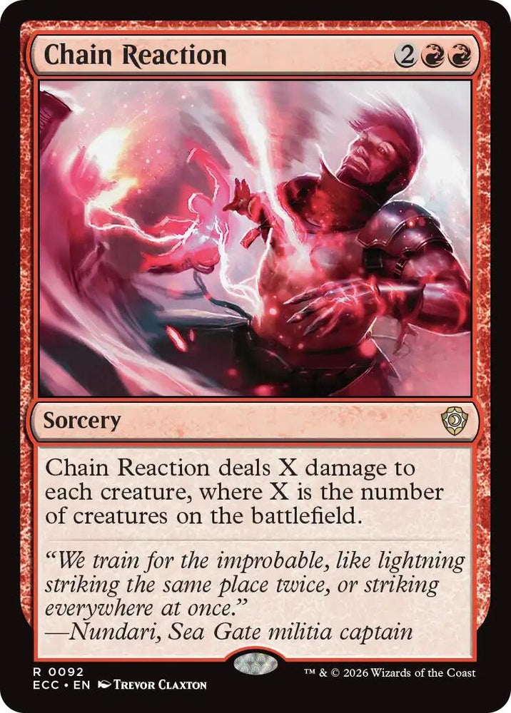 Image for Chain Reaction (92) - Magic: The Gathering
