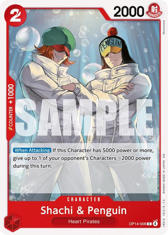 Image for Shachi & Penguin (OP14-006) - One Piece Card Game