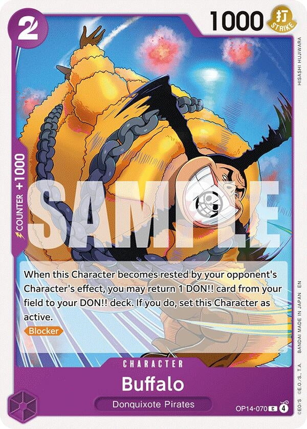 Image for Buffalo (OP14-070) - One Piece Card Game
