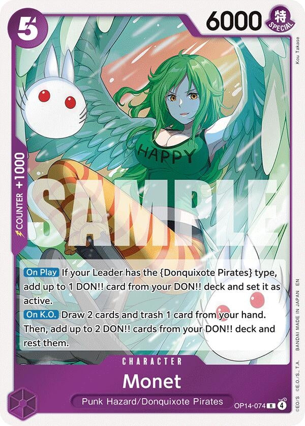 Image for Monet (OP14-074) - One Piece Card Game