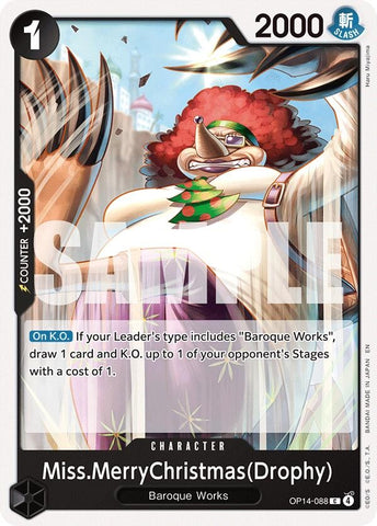 Image for Miss.MerryChristmas(Drophy) (OP14-088) - One Piece Card Game