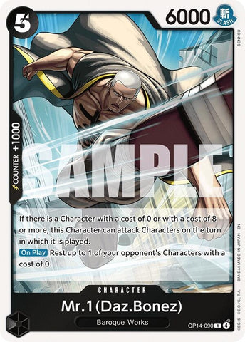Image for Mr.1(Daz.Bonez) (OP14-090) - One Piece Card Game