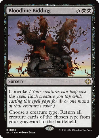 Image for Bloodline Bidding (91) - Magic: The Gathering