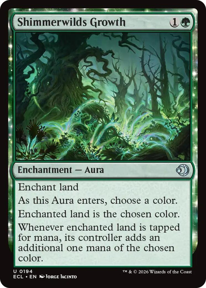 Image for Shimmerwilds Growth - Magic: The Gathering