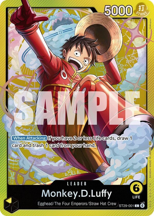 Image for Monkey.D.Luffy (001) (ST29-001) (Starter Deck 29: Egghead) - One Piece Card Game