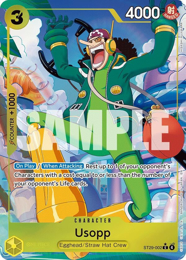 Image for Usopp (Full Art) (ST29-002) (Starter Deck 29: Egghead) - One Piece Card Game