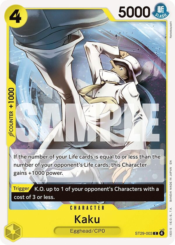 Image for Kaku (ST29-003) (Starter Deck 29: Egghead) - One Piece Card Game