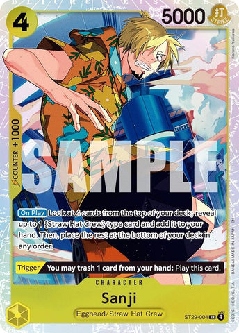 Image for Sanji (ST29-004) (Starter Deck 29: Egghead) - One Piece Card Game