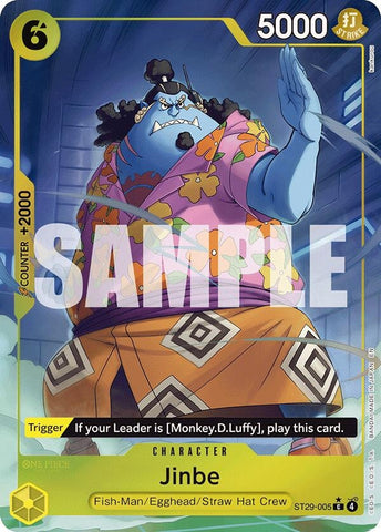 Image for Jinbe (Full Art) (ST29-005) (Starter Deck 29: Egghead) - One Piece Card Game