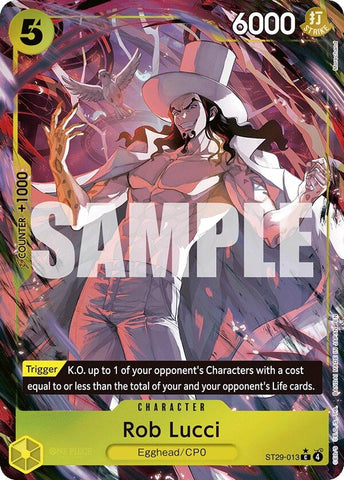Image for Rob Lucci (Full Art) (ST29-013) (Starter Deck 29: Egghead) - One Piece Card Game