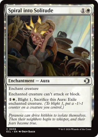 Image for Spiral into Solitude (36) (Lorwyn Eclipsed) - Magic: The Gathering