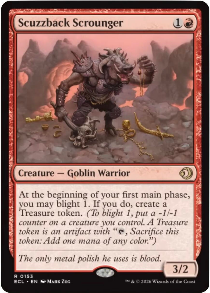 Image for Scuzzback Scrounger (153) (Lorwyn Eclipsed) - Magic: The Gathering