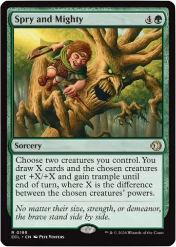 Image for Spry and Mighty (195) (Lorwyn Eclipsed) - Magic: The Gathering