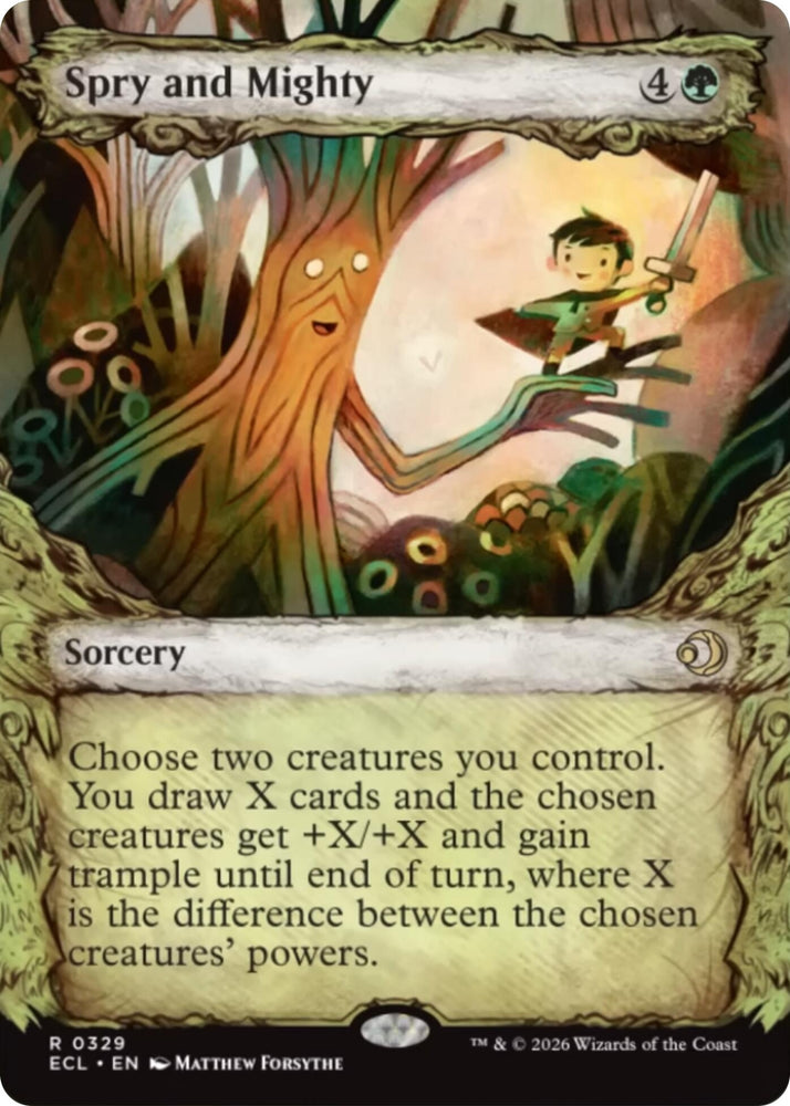 Image for Spry and Mighty (Showcase) (329) (Lorwyn Eclipsed) - Magic: The Gathering