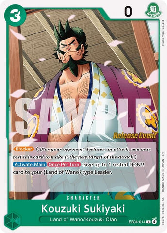 Image for Kouzuki Sukiyaki (EB04-014) (The Azure Sea's Seven Release Event Cards) - One Piece Card Game