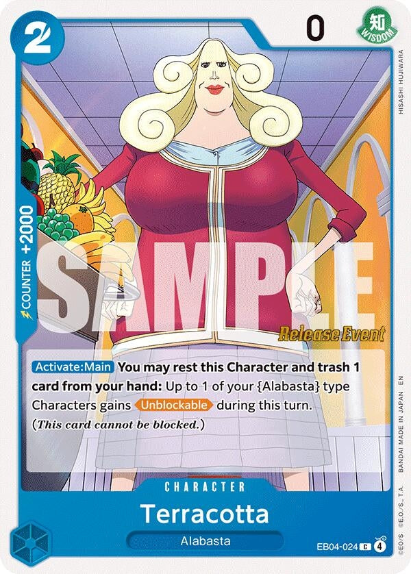 Image for Terracotta (EB04-024) (The Azure Sea's Seven Release Event Cards) - One Piece Card Game