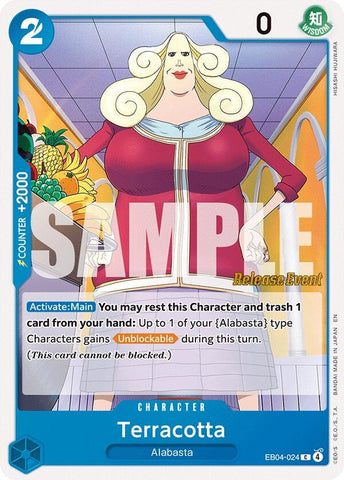 Image for Terracotta (EB04-024) (The Azure Sea's Seven Release Event Cards) - One Piece Card Game