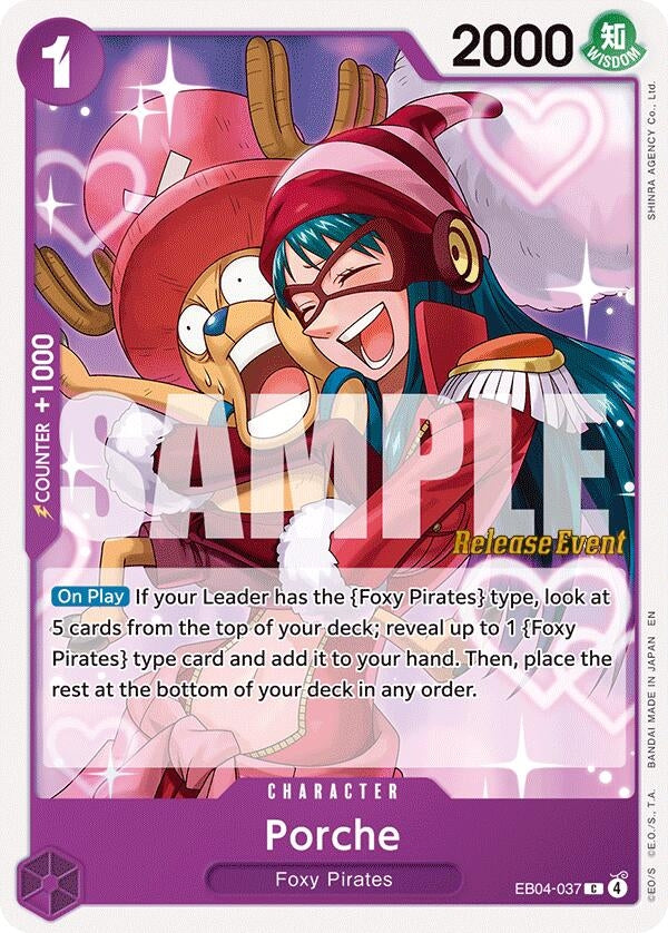 Image for Porche (EB04-037) (The Azure Sea's Seven Release Event Cards) - One Piece Card Game