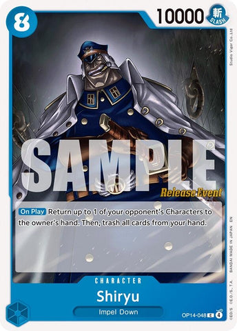 Image for Shiryu (OP14-048) (The Azure Sea's Seven Release Event Cards) - One Piece Card Game