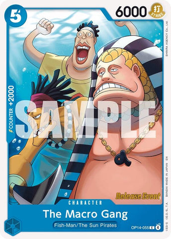 Image for The Macro Gang (OP14-055) (The Azure Sea's Seven Release Event Cards) - One Piece Card Game