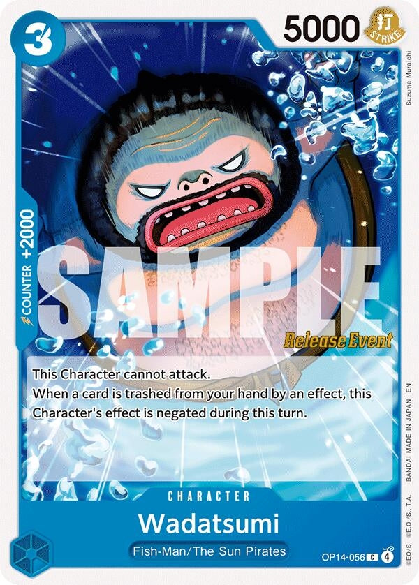 Image for Wadatsumi (OP14-056) (The Azure Sea's Seven Release Event Cards) - One Piece Card Game