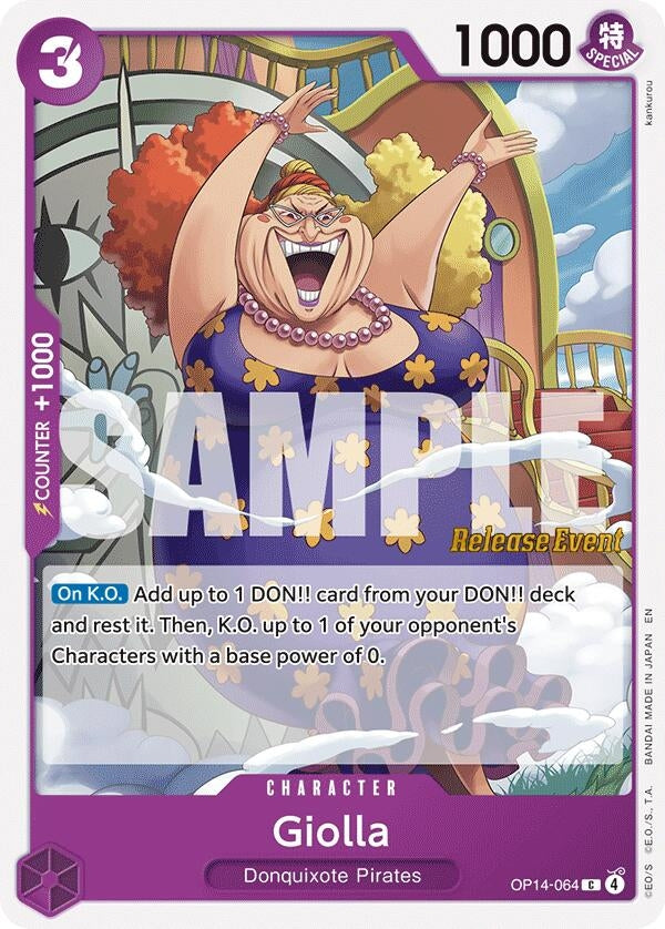 Image for Giolla (OP14-064) (The Azure Sea's Seven Release Event Cards) - One Piece Card Game