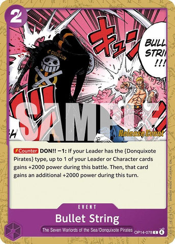 Image for Bullet String (OP14-078) (The Azure Sea's Seven Release Event Cards) - One Piece Card Game