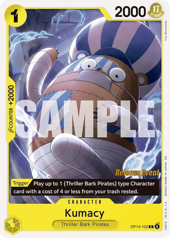 Image for Kumacy (OP14-102) (The Azure Sea's Seven Release Event Cards) - One Piece Card Game