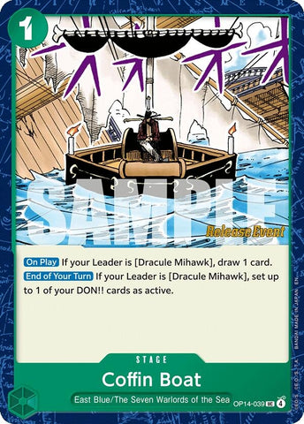 Image for Coffin Boat (OP14-039) (The Azure Sea's Seven Release Event Cards) - One Piece Card Game