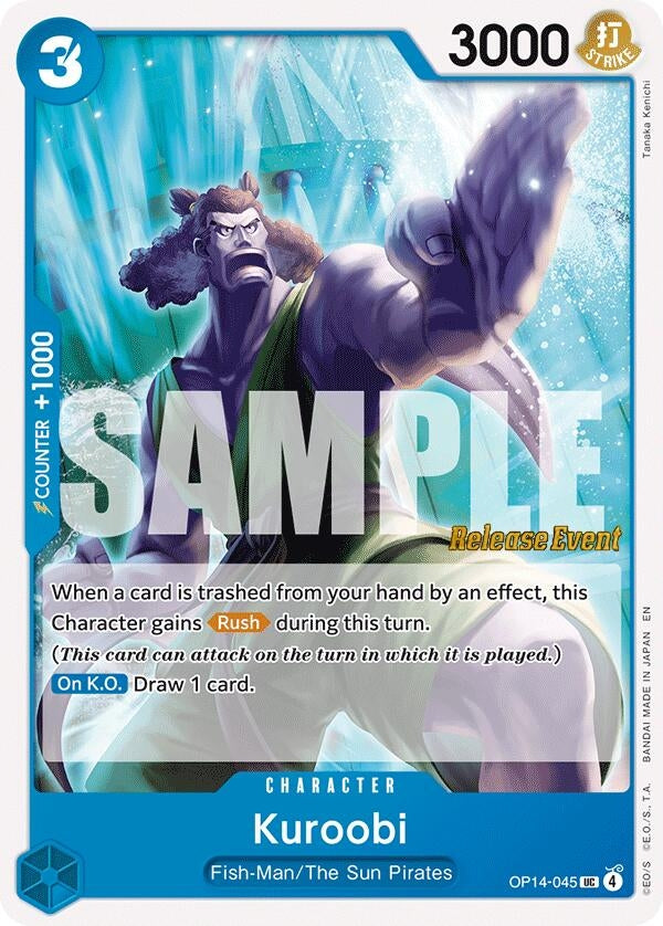 Image for Kuroobi (OP14-045) (The Azure Sea's Seven Release Event Cards) - One Piece Card Game